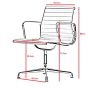 bluefurn conference Chair mesh netweave | Eames style EA108