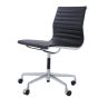 bluefurn conference Chair Leather on castors no arms | Eames style EA105