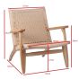 bluefurn lounge stoel | Wegner stijl Easy Chair