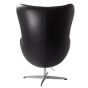 Jacobsen stile Egg chair | poltrona pelle