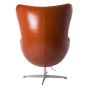 Jacobsen estilo Egg silla | Sillón Cuero