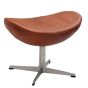 bluefurn footstool Leather | Jacobsen style Egg chair
