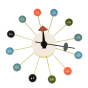 bluefurn reloj de pared | Nelson estilo Ball reloj multicolor