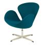 Jacobsen stijl Swan | lounge stoel