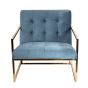 Bluefurn Vintage Velvet Lounge | Lounge krzesło