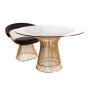bluefurn dining table | Platner style Wire table