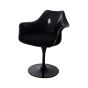 bluefurn jadalnia krzesło fotel obrotowy z podłokietnikami | Eero Saarinen styl Tulipan krzesło