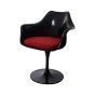 bluefurn dining chair swivel seat, with arms | Eero Saarinen style Tulip chair