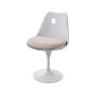 bluefurn dining chair swivel seat, no arms | Eero Saarinen style Tulip chair