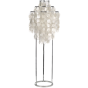 Panton estilo Shell style lamp | Lámpara de pie de perla