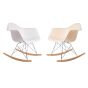 Eames style RAR | fauteuil à bascule Cadre chrome