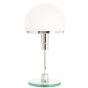bluefurn lampada da tavolo | Wagenfeld stile WG24 bianca