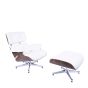 bluefurn Lounge chair with Hocker | Eames style EA670