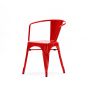 Pauchard styl Krzesło ogrodowe w stylu Tolix | jadalnia krzesło