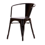 Pauchard stil Udendørsstol i Tolix stil | spisebordsstol