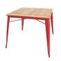 bluefurn dining table | Pauchard style Tolix style outdoor table