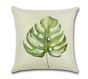 BY JAVY Green Leaf | cushion cover excluding filling multicolor