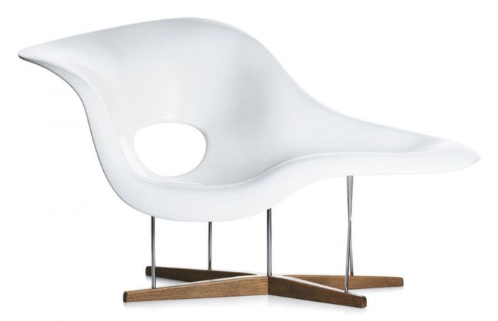 Eames estilo La Chaise chair | espreguiçadeira