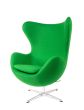 bluefurn lounge stol Cashmere | Jacobsen stil Egg stol