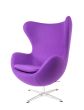 bluefurn lounge stol Cashmere | Jacobsen stil Egg stol