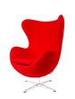 bluefurn lounge stol Cashmere | Jacobsen stil Egg stol