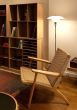Henningsen stijl DPH 3/2 | vloerlamp klein Chroom glas wit