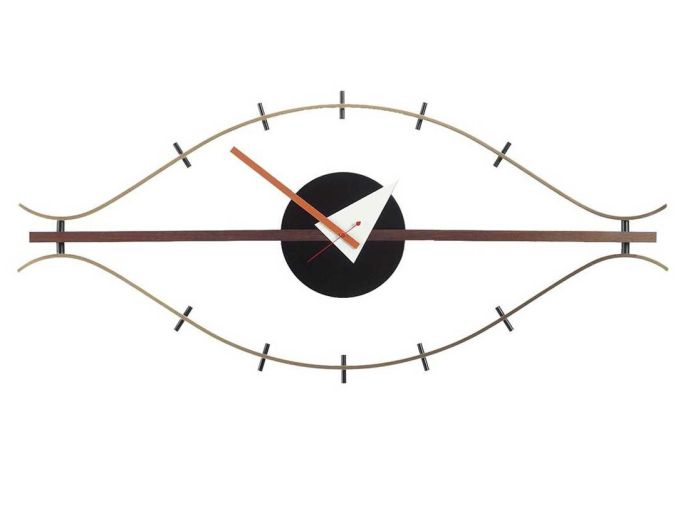 Nelson styl Eye clock | zegar ścienny wielokolorowe