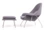 bluefurn Lounge stoel met Hocker | Eero Saarinen stijl Womb