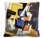 Barceloning Juan Gris | Housse de coussin hors remplissage multicolore