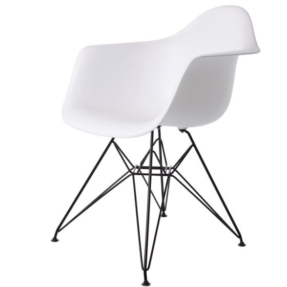 bluefurn dining chair Black base | Eames style DAW
