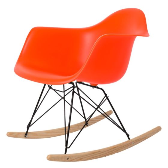 Eames stil RAR | gungstol Svart bas
