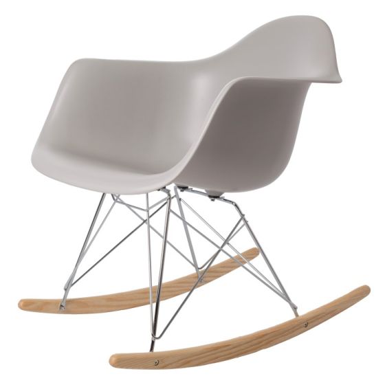 Eames estilo RAR | cadeira de balanço Chrome frame