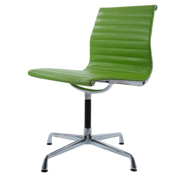 bluefurn conference stol Skinn på glides uten armlener | Eames stil EA105