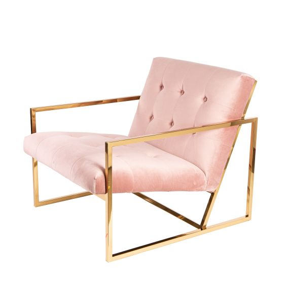 bluefurn lounge stol | Bluefurn Vintage Velvet Lounge