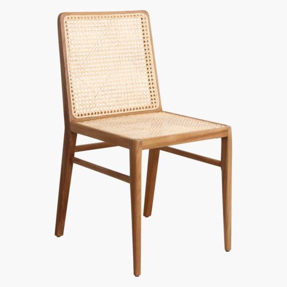 Retro Nova | Sedia da pranzo naturale naturale