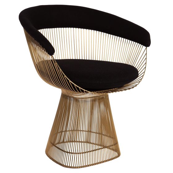 bluefurn silla de comedor pequeño | Platner estilo Wire silla