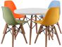 bluefurn mesa das crianças rodada júnior | Eames estilo CTW