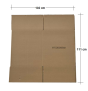 FEFCO 0201 double wall 6mm | cardboard folding box 500x520x600mm brown | dimensions