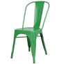 Pauchard style Chaise dextérieur de style Tolix | Chaise de terrasse sans accoudoirs