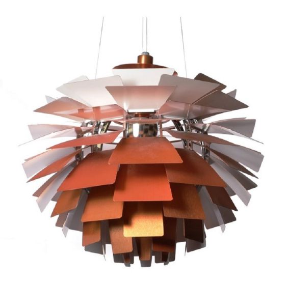 Henningsen estilo Alcachofa lámpara | Colgante 92cm