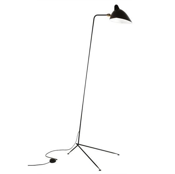 bluefurn lampe à suspension | Serge Mouille ContempoRARy noir