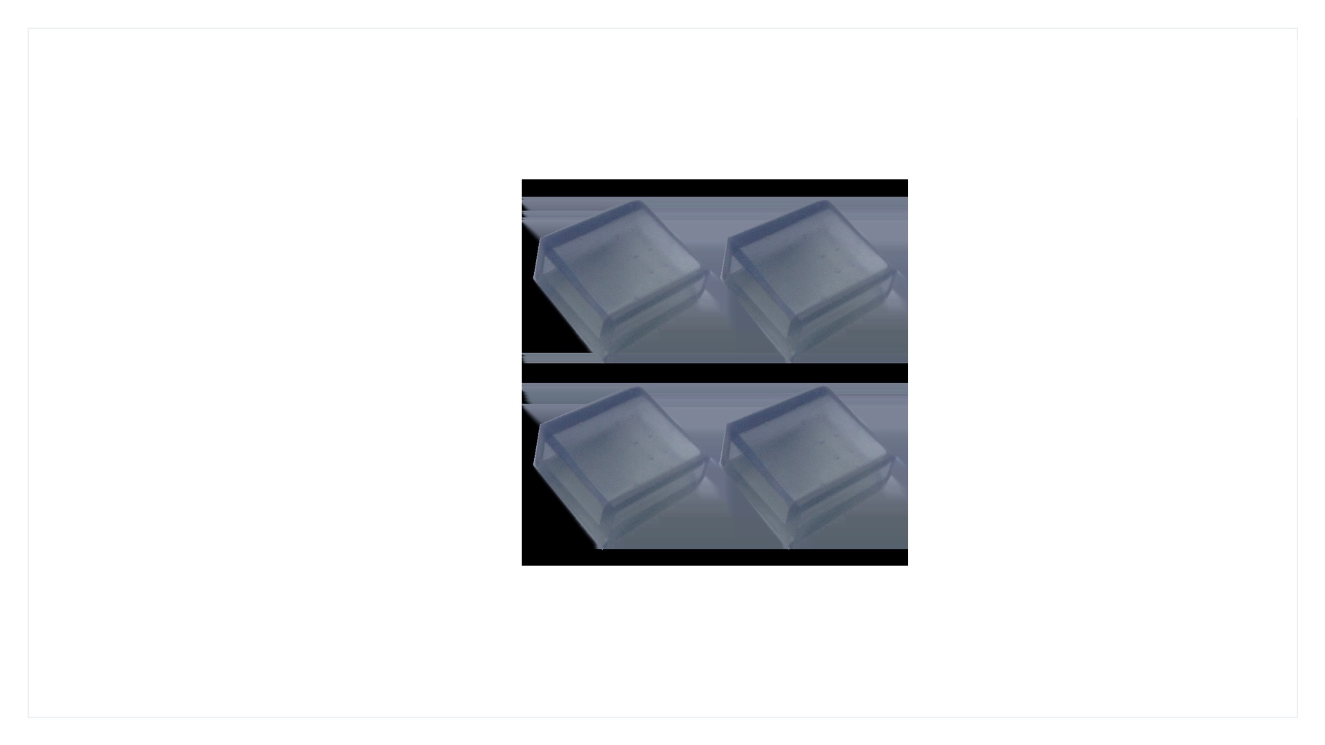 Product dimensions for Floor protectors Barcelona Pavillion transparent