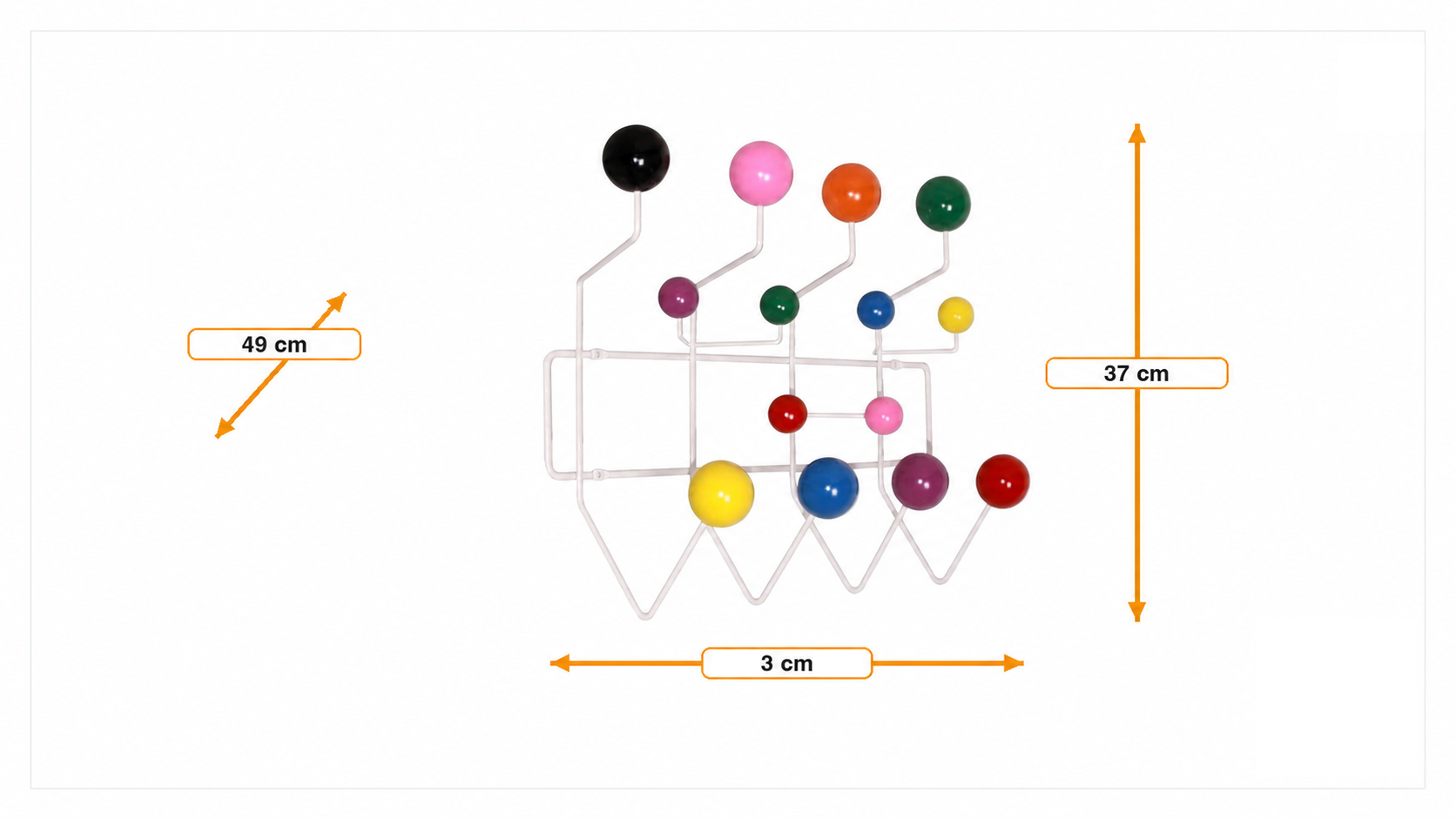 Dimensiones de Clavija Colgarlo todo mixto