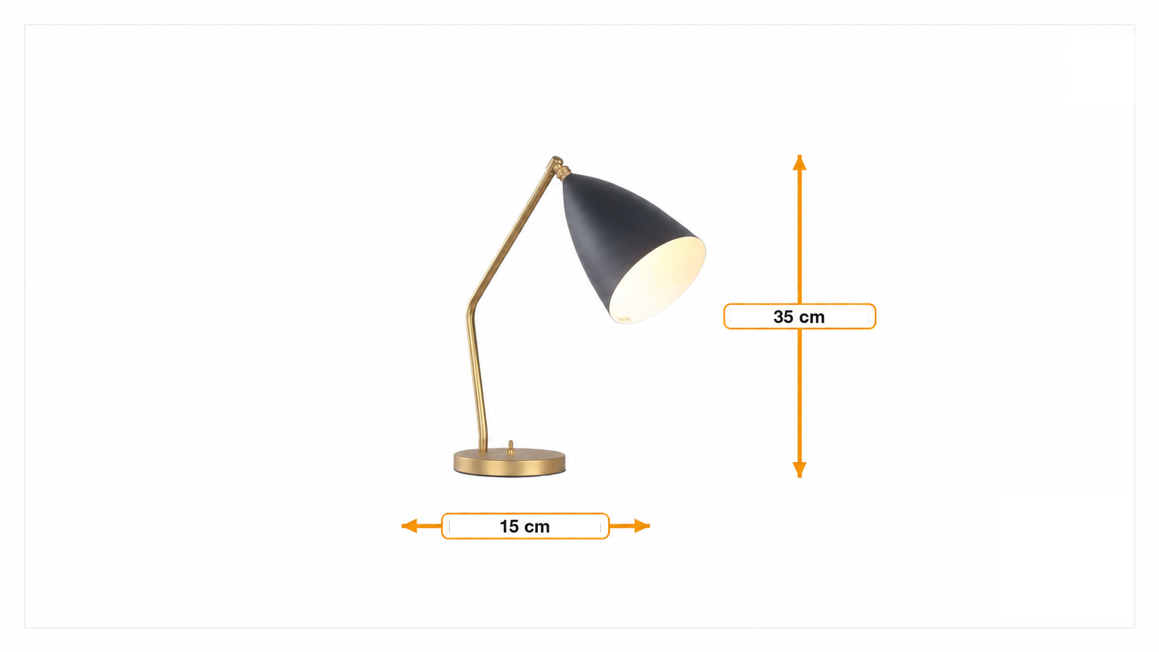Dimensiones de Luz de mesa Gräshoppa