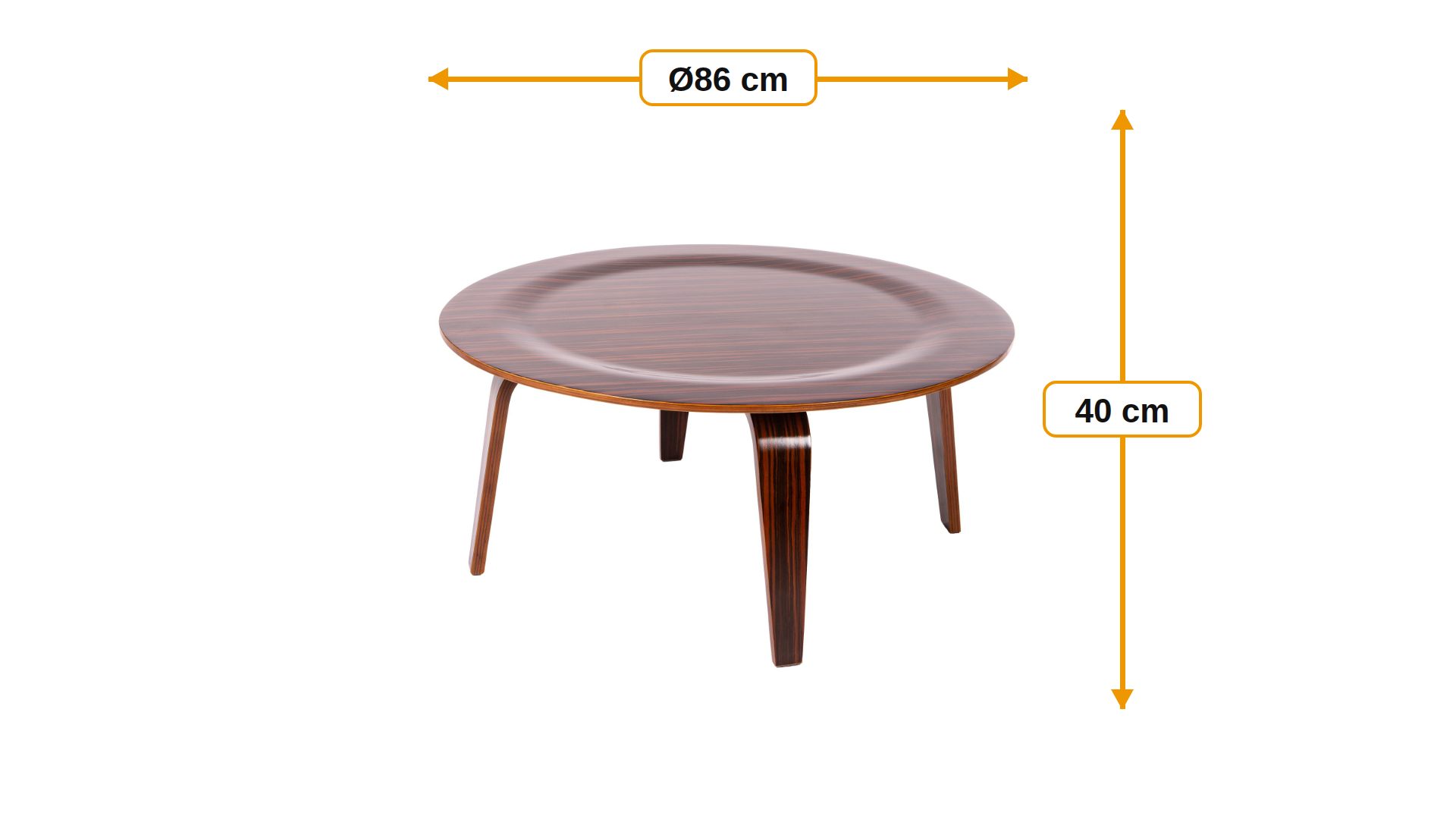 Mål for Salongbord CTW